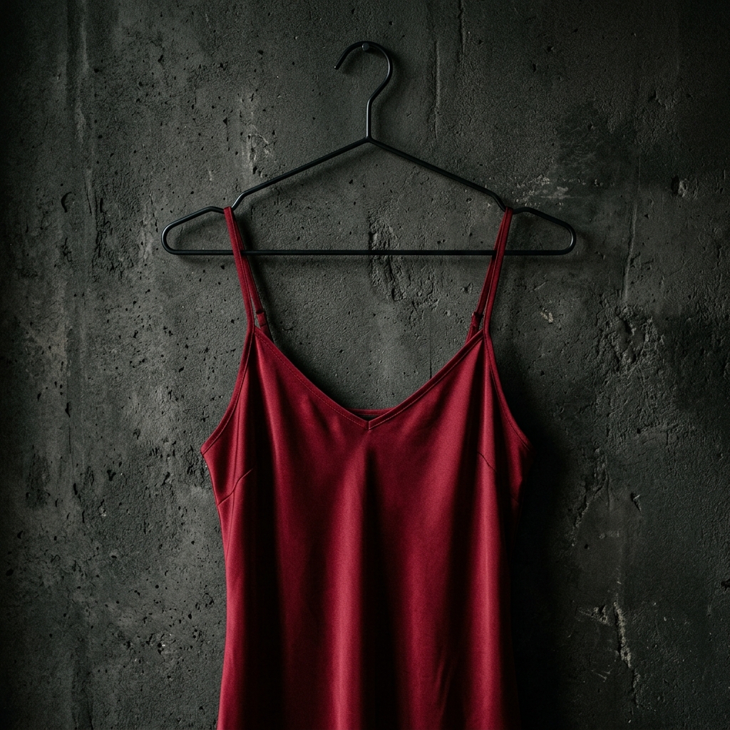Crimson Silk Slip Dress - Zen Wear